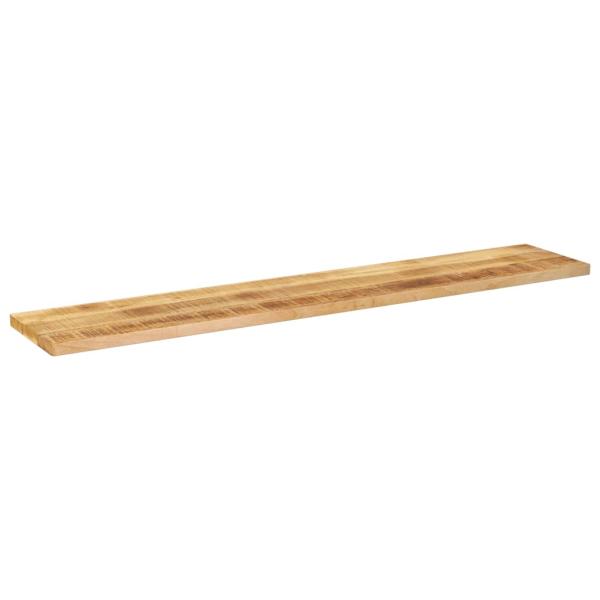 ARDEBO.de - Tischplatte 140x40x3,8 cm Rechteckig Raues Massivholz Mango