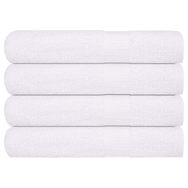 ARDEBO.de - Handtücher 4 Stk. Weiß 100x200 cm 360 g/m² 100% Baumwolle