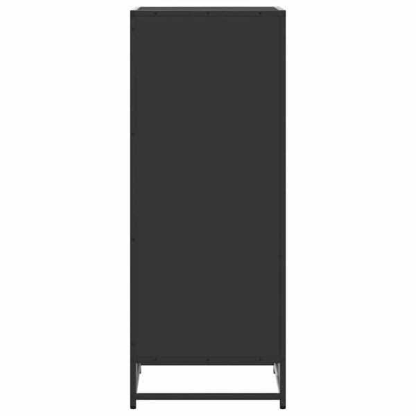 Schuhregal Schwarz 48x38x97,5 cm Holzwerkstoff