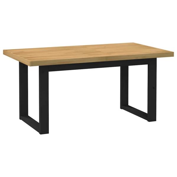 ARDEBO.de - Esstisch NOAIN U-Form-Beine 160x90x75 cm Massivholz Kiefer