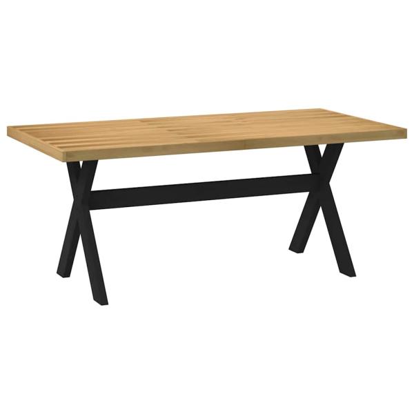 ARDEBO.de - Esstisch NOAIN X-Form-Beine 180x90x75 cm Massivholz Kiefer