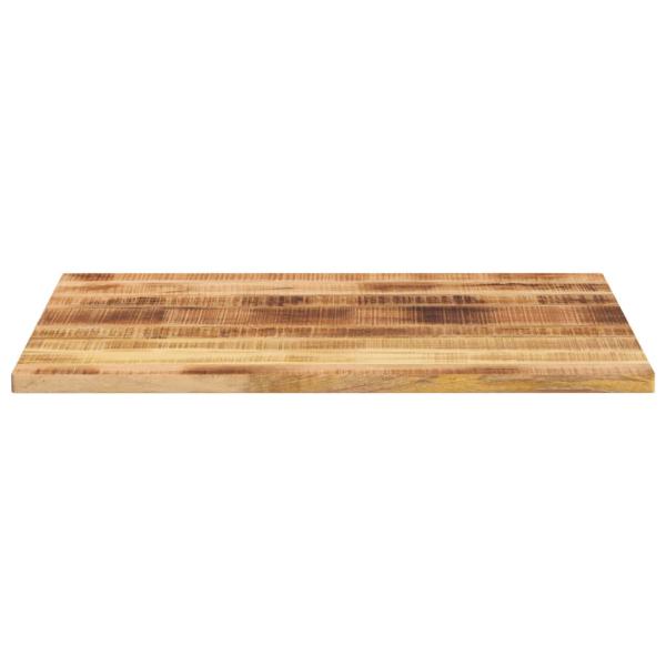 Tischplatte 90x80x3,8 cm Rechteckig Raues Massivholz Mango