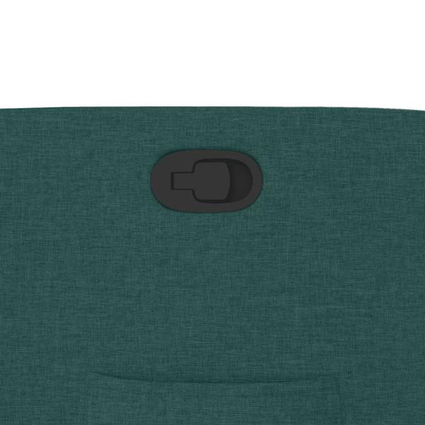 Relaxsessel mit Aufstehhilfe Dunkelgrün Stoff