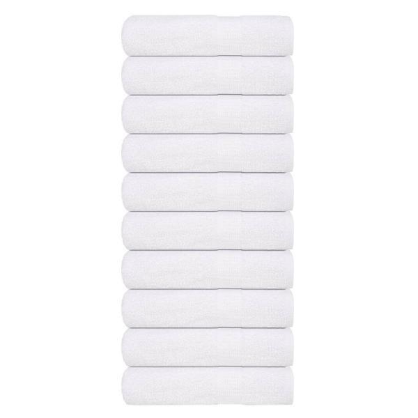 Duschtücher 10 Stk. Weiß 70x140 cm 360 g/m² 100% Baumwolle