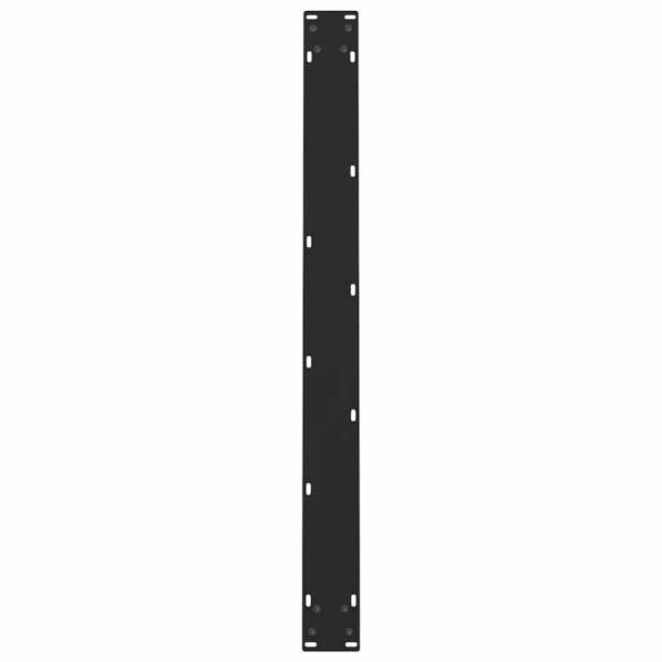 Couchtischbeine Schwarz 2 Stk. 100x(72-73) cm Stahl