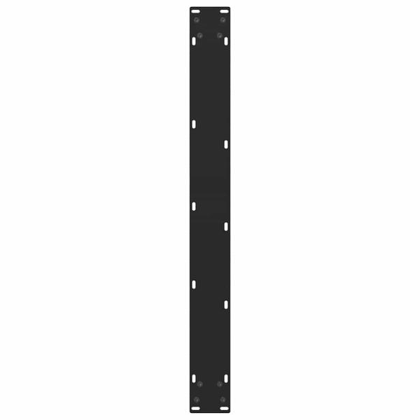 Couchtischbeine Schwarz 2 Stk. 70x(72-73) cm Stahl