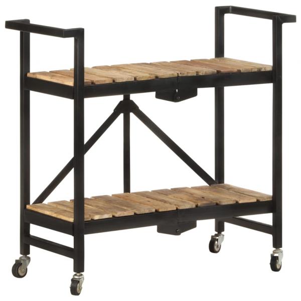 ARDEBO.de - Küchenwagen 87x36x81 cm Mango Massivholz