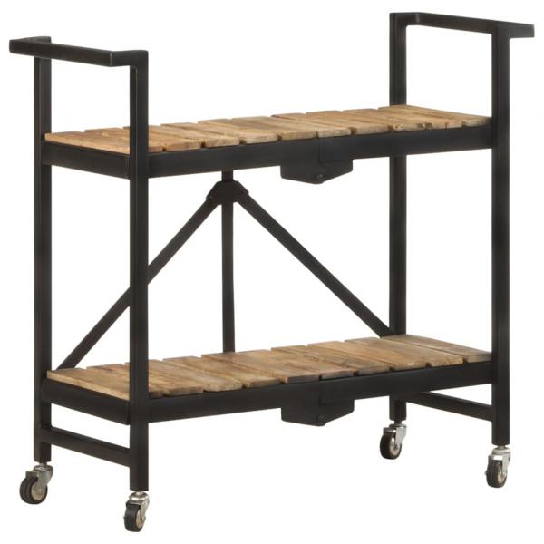 Küchenwagen 87x36x81 cm Mango Massivholz