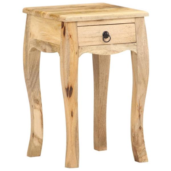 ARDEBO.de - Nachttisch 28x28x46 cm Massivholz Mango