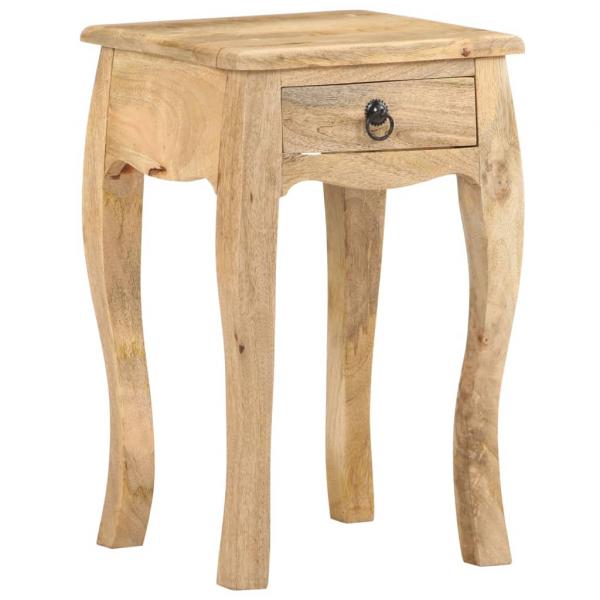 Nachttisch 28x28x46 cm Massivholz Mango