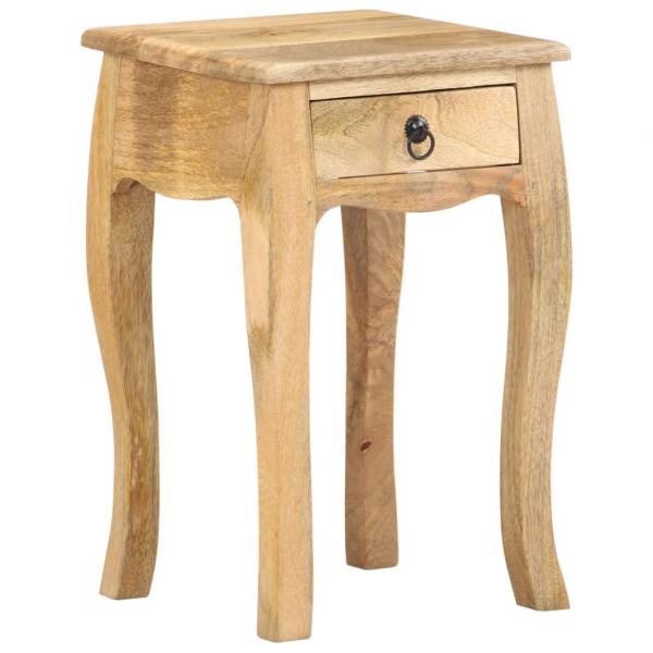 Nachttisch 28x28x46 cm Massivholz Mango