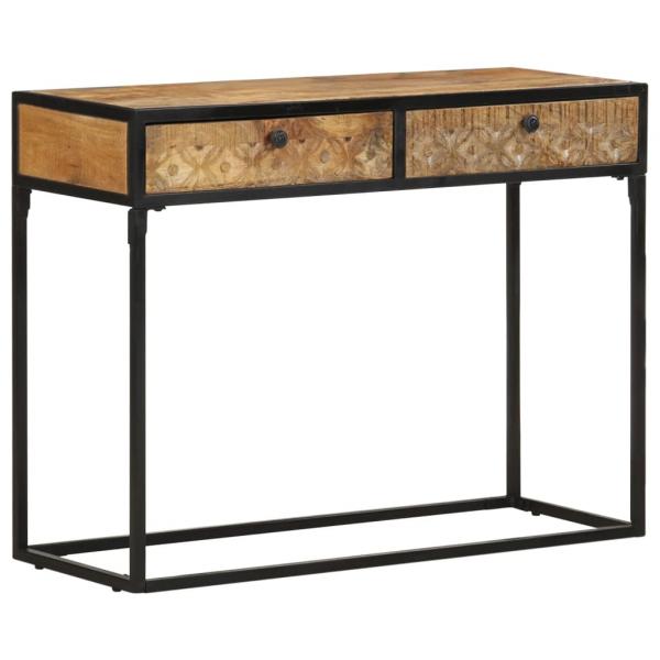 ARDEBO.de - Konsolentisch 100x35x75 cm Mango Massivholz