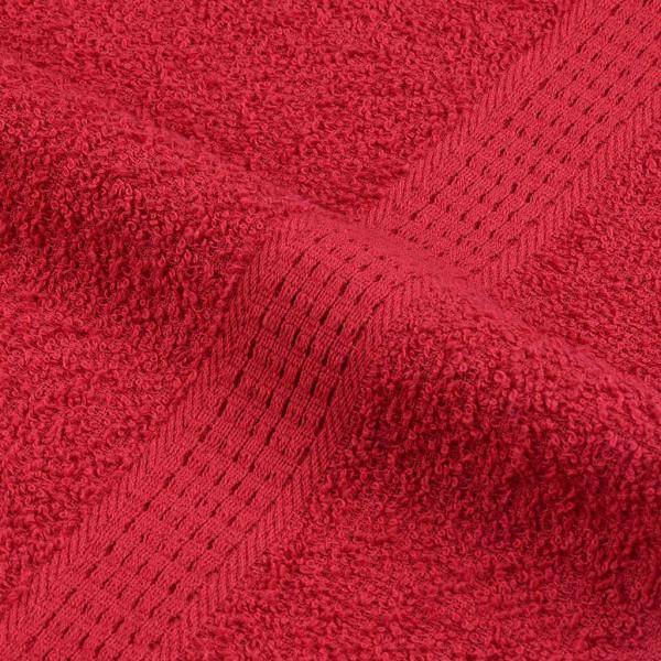 Handtücher 10 Stk. Rot 100x200 cm 360 g/m² 100% Baumwolle