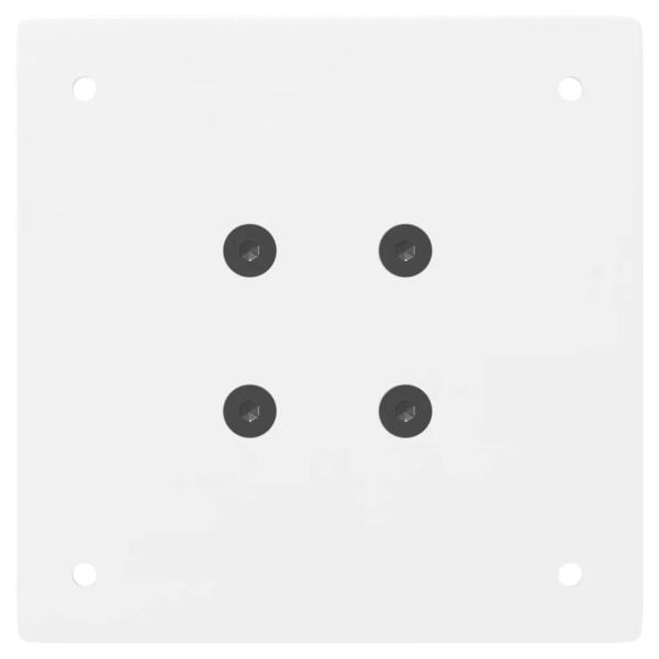 Couchtischbeine 4 Stk. Weiß 42 cm Stahl