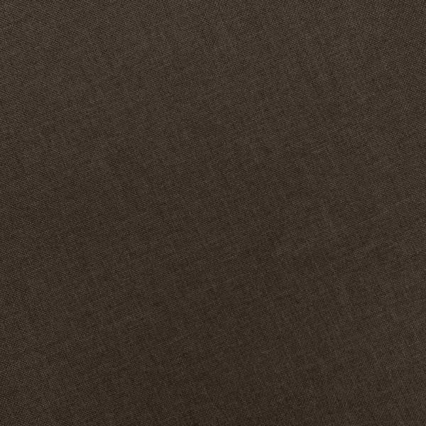 Massagesessel mit Hocker Braun Stoff