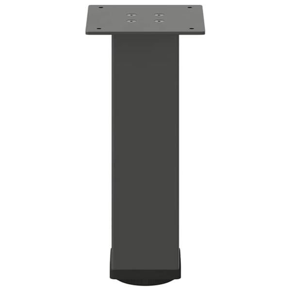 Couchtischbeine 4 Stk. Anthrazit 42-44 cm Stahl