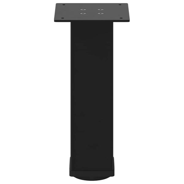 Couchtischbeine 4 Stk. Schwarz 42-44 cm Stahl