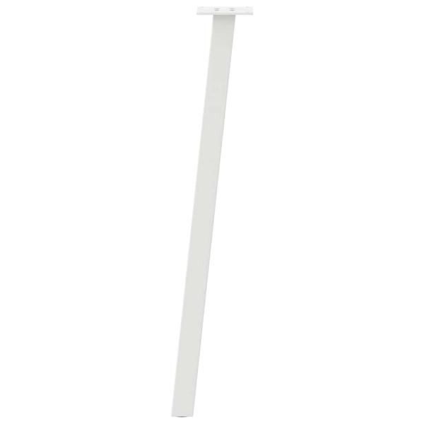 Couchtischbeine 4 Stk. Weiß 72 cm Stahl