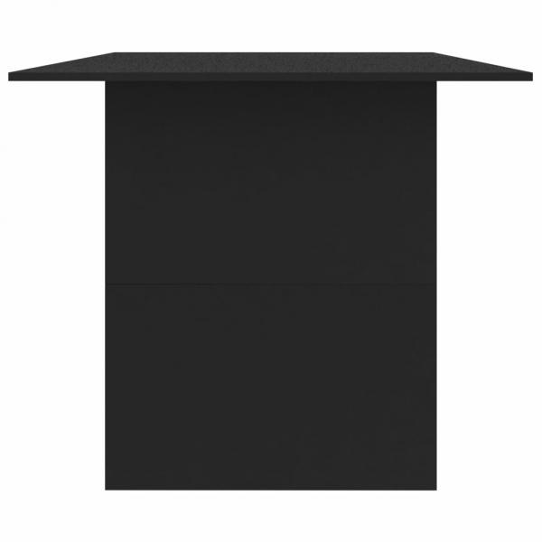 Esstisch Schwarz 180x90x76 cm Holzwerkstoff