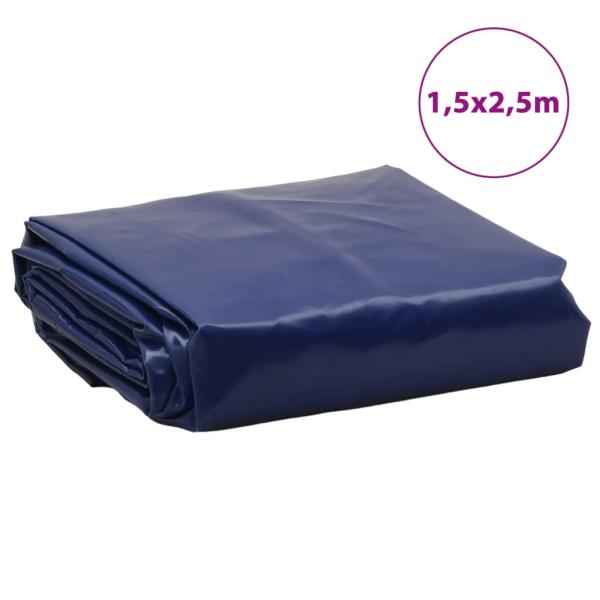 Abdeckplane Blau 1,5x2,5 m 650 g/m²