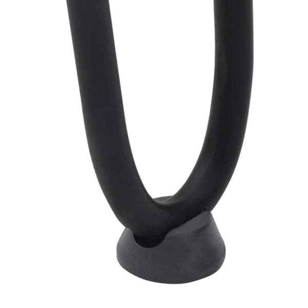 Haarnadelbeine 4 Stk. Schwarz 30 cm Massivstahl