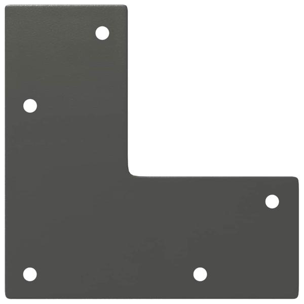 Haarnadelbeine 4 Stk. Anthrazit 42 cm Massivstahl