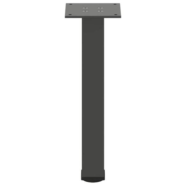 Couchtischbeine 4 Stk. Anthrazit 42-44 cm Stahl