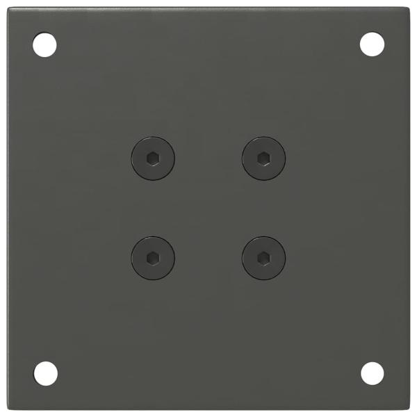 Couchtischbeine 4 Stk. Anthrazit 42-44 cm Stahl