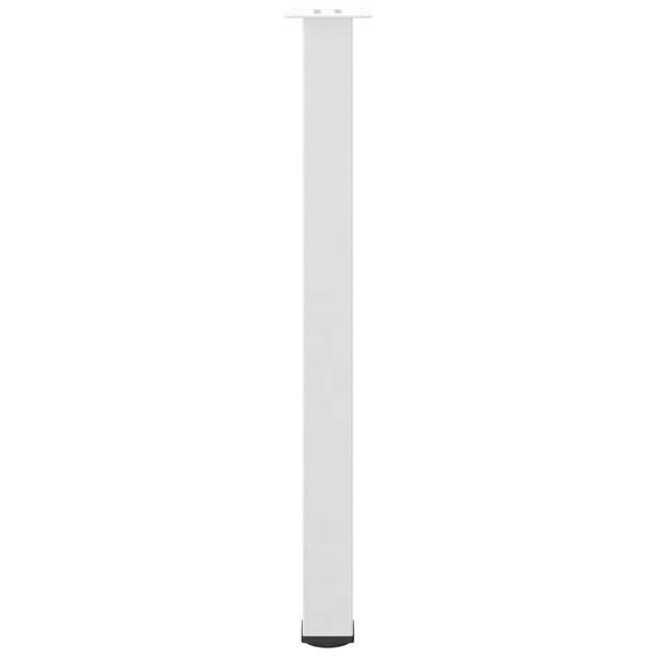 Couchtischbeine 4 Stk. Weiß 100-102 cm Stahl