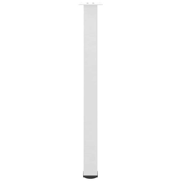 Couchtischbeine 4 Stk. Weiß 100-102 cm Stahl