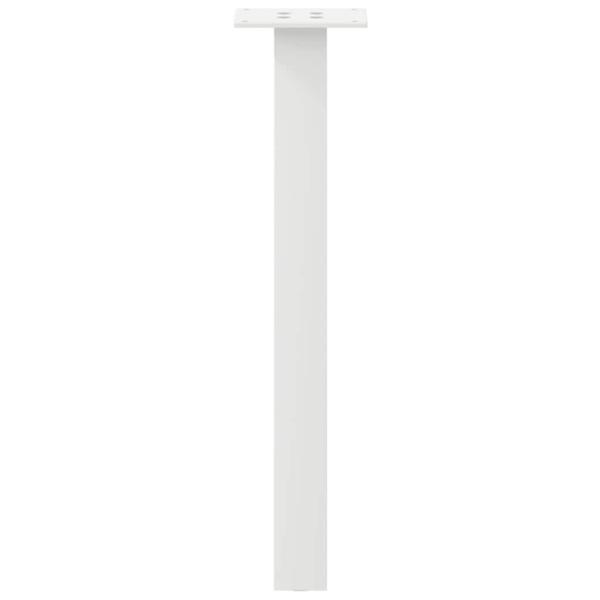 Couchtischbeine 4 Stk. Weiß 42 cm Stahl
