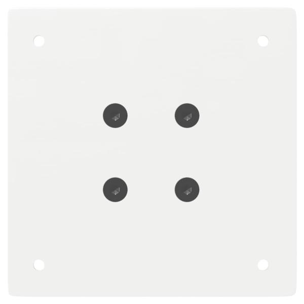 Couchtischbeine 4 Stk. Weiß 42 cm Stahl