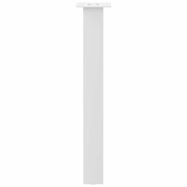 Couchtischbeine 4 Stk. Weiß 72 cm Stahl