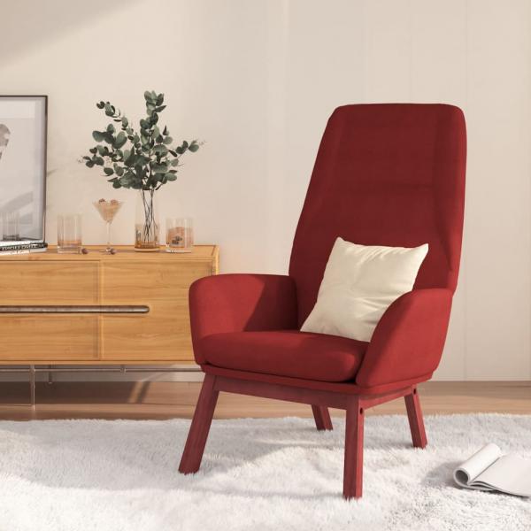 ARDEBO.de - Relaxsessel Weinrot Stoff
