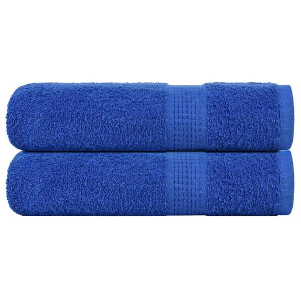 ARDEBO.de - Handtücher 2 Stk. Blau 50x100 cm 360 g/m² 100% Baumwolle