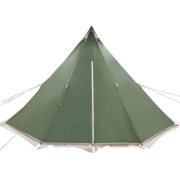 Tipi-Familienzelt 6 Personen Grün Wasserdicht
