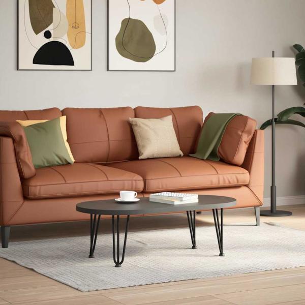 ARDEBO.de - Haarnadelbeine 4 Stk. Schwarz 30 cm Massivstahl