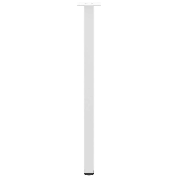 Couchtischbeine 4 Stk. Weiß 72-74 cm Stahl