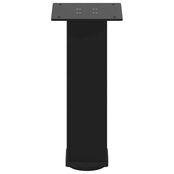 Couchtischbeine 4 Stk. Schwarz 30-32 cm Stahl