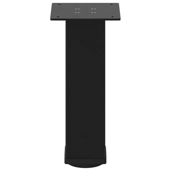 Couchtischbeine 4 Stk. Schwarz 30-32 cm Stahl