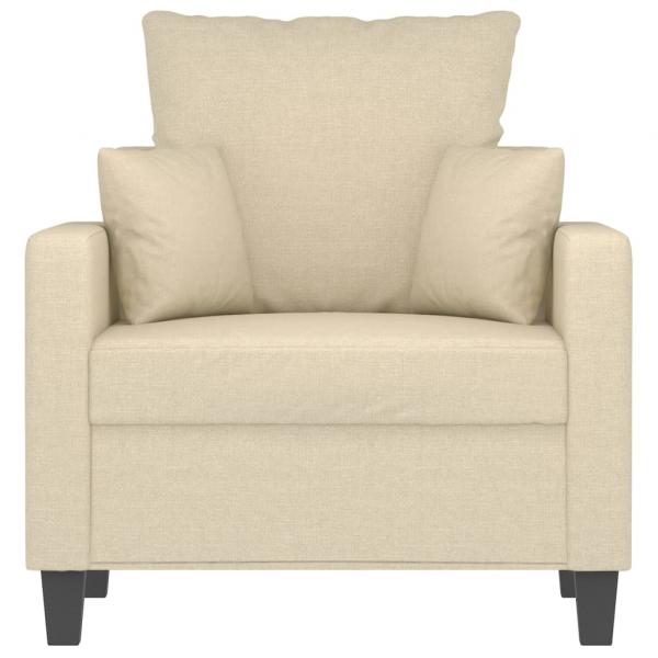 Sessel Creme 60 cm Stoff