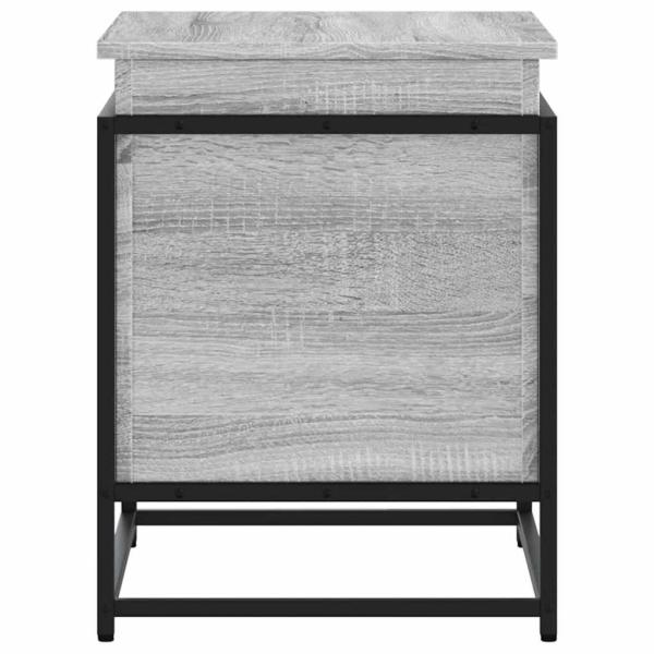 Aufbewahrungsbox mit Deckel Grau Sonoma 60x40x51,5 cm