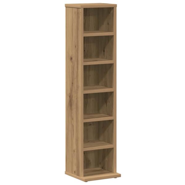 CD-Regal Artisan-Eiche 21x20x88 cm Holzwerkstoff
