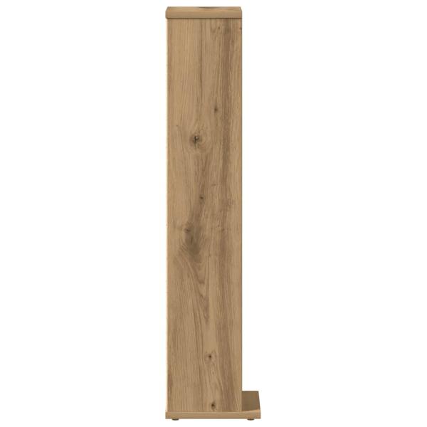 CD-Regal Artisan-Eiche 21x20x88 cm Holzwerkstoff
