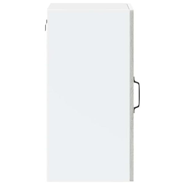 Küchen-Hängeschrank mit Glastür Porto Grau Sonoma