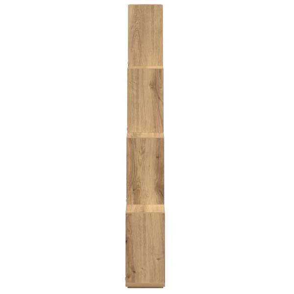 Würfelregal Artisan-Eiche 90x15x119,5 cm Holzwerkstoff
