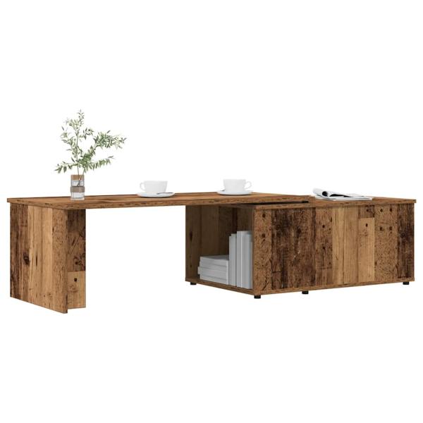ARDEBO.de - Couchtisch Altholz-Optik 150x50x35 cm Holzwerkstoff