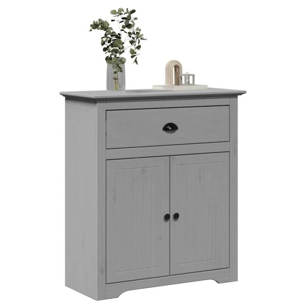 ARDEBO.de - Flurschrank BODO Grau 80x35x90 cm