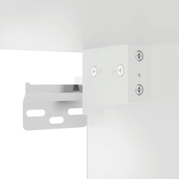 Küchen-Hängeschrank mit Glastür Porto Braun Eichen-Optik