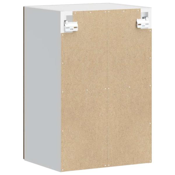 Küchen-Hängeschrank mit Glastür Porto Braun Eichen-Optik
